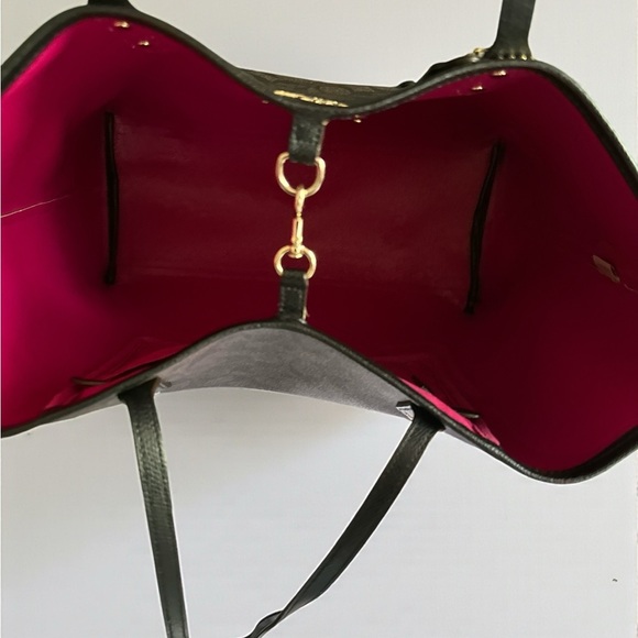 ✨ Coach City Zip Tote – Brown Signature Canvas with Hot Pink Lining ✨ - Picture 8 of 13